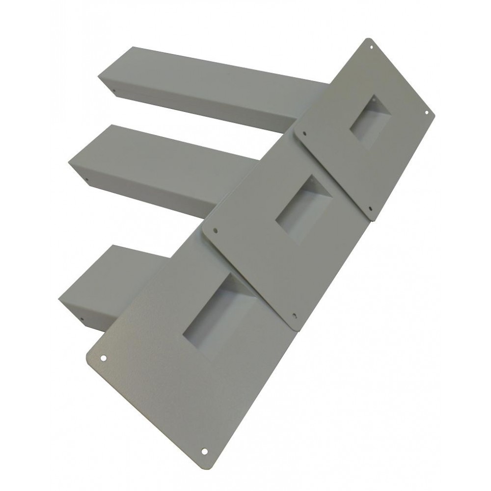 Chute with non return flap to suit 185-300mm thick wall (medium) used ...